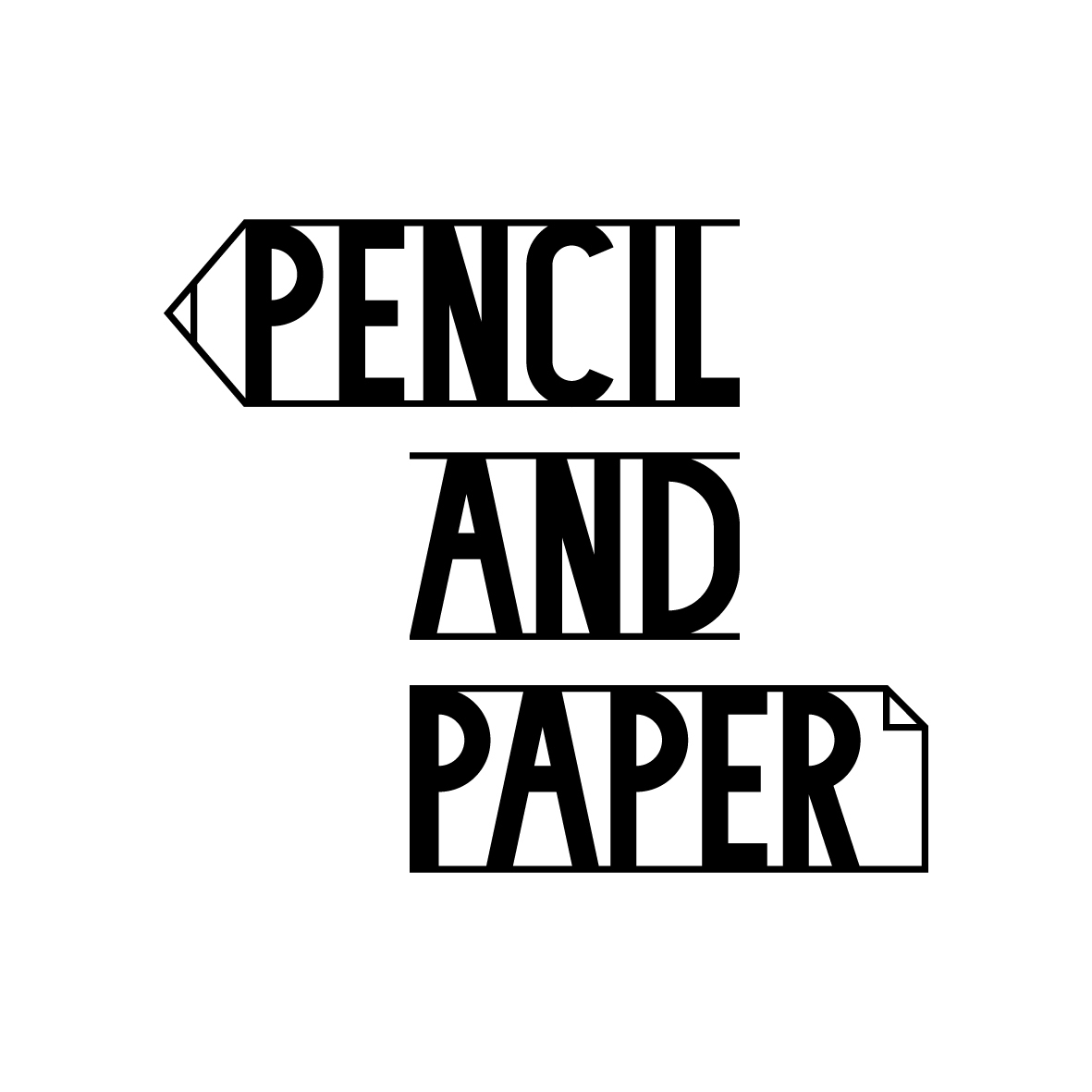 PENCIL AND PAPER
